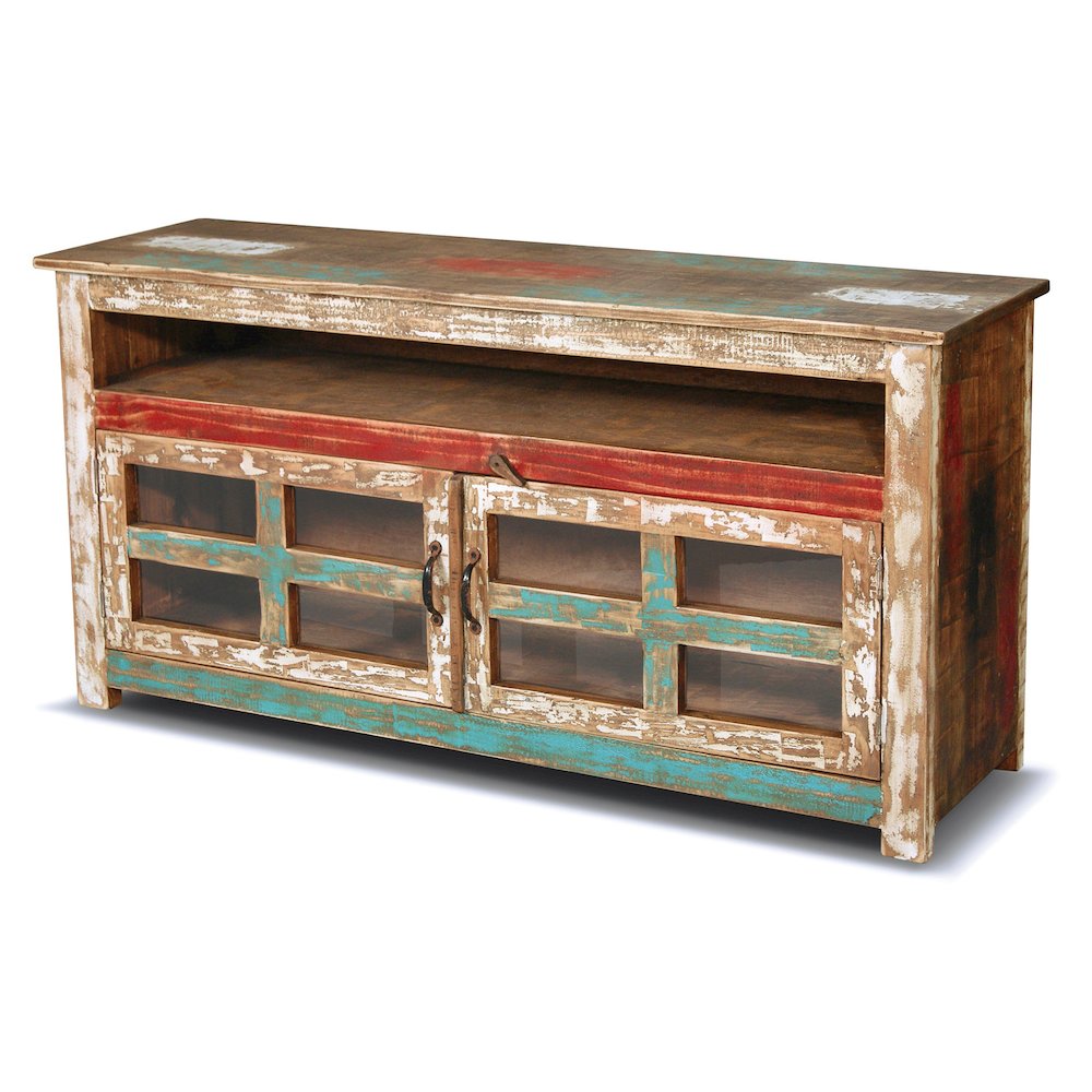 La Boca Glass Door TV Stand - 55". Picture 1