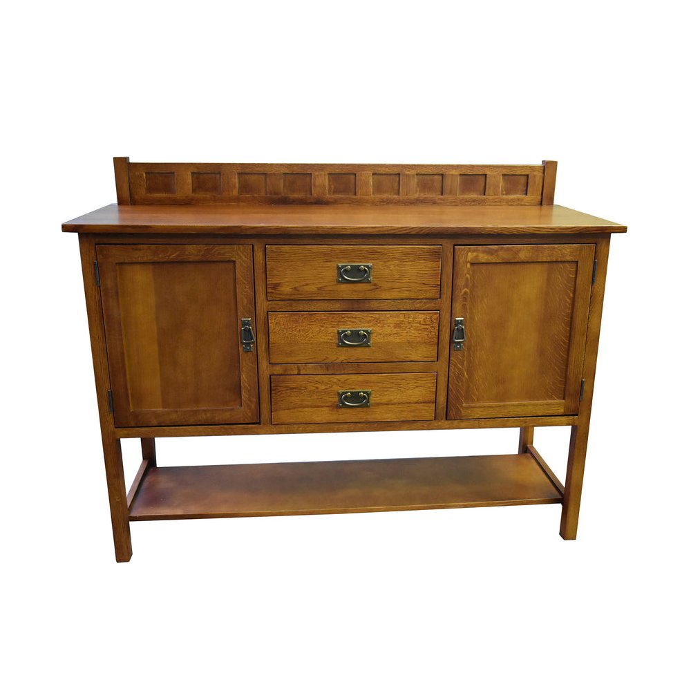 Mission Turner Sideboard With 3 Drawers And 2 Doors. Picture 2
