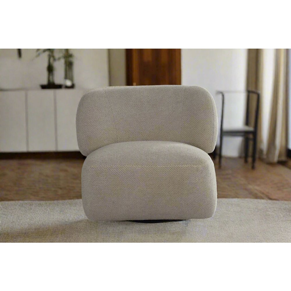 Forma Mid-Century Modern Swivel Livingroom Chair. Picture 5