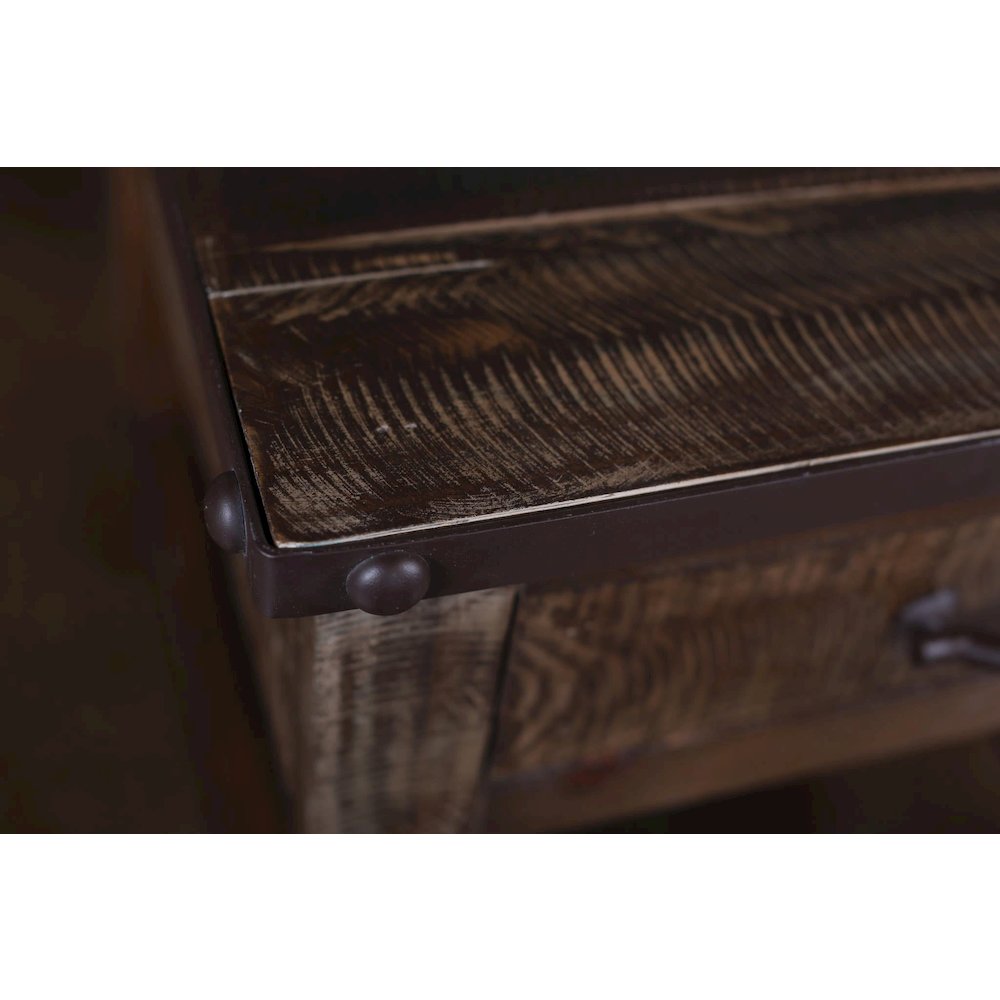 Set of 2 Addison Loft Caster Wheel End Table. Picture 2