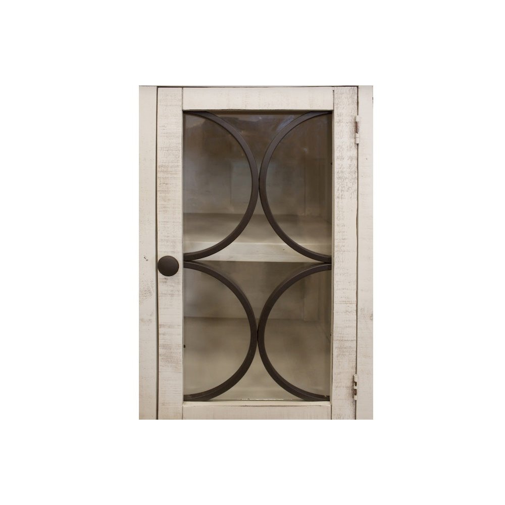 Vineyard Mod Circle Sideboard - Ivory - 72". Picture 3