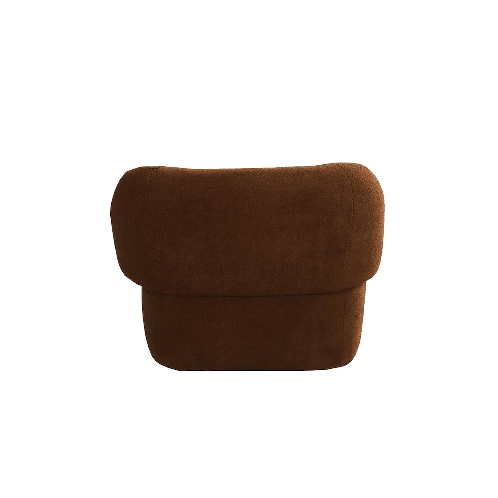 Forma Mid-Century Modern Swivel Livingroom Chair - Brown. Picture 2