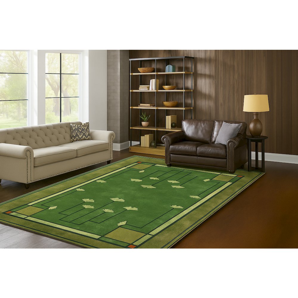 Area Rug Ultra Soft Washable Rug, Non Slip, Stain Resistant Rugs (8' x 10'). Picture 3