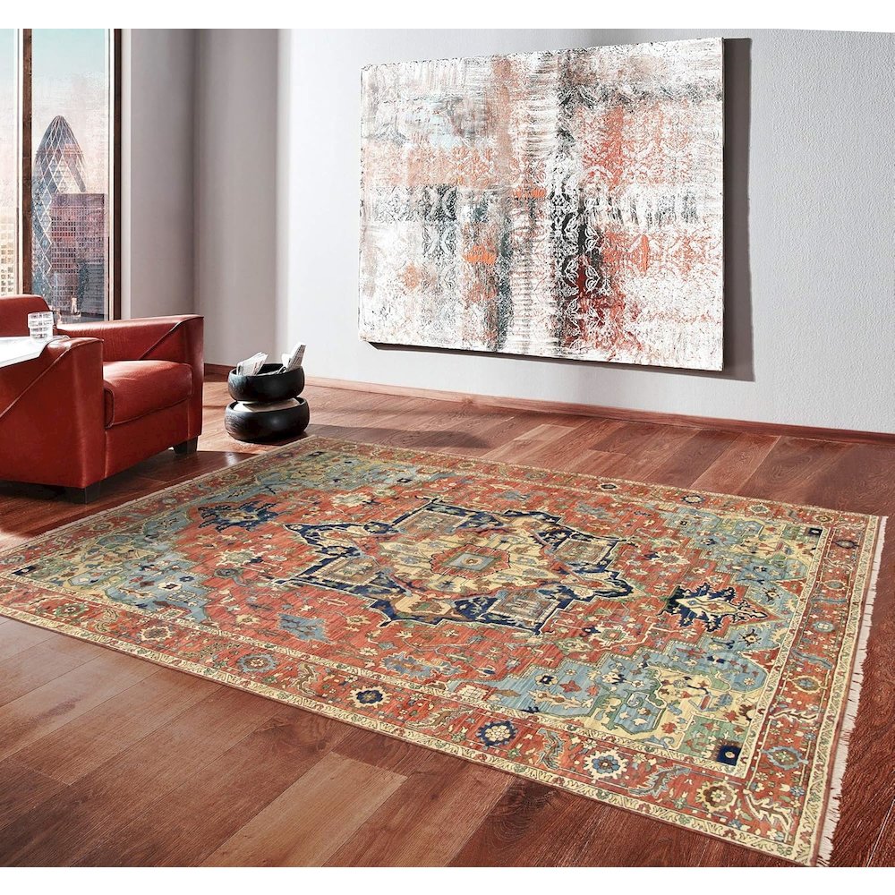 Area Rug Ultra Soft Washable Rug, Non Slip, Stain Resistant Rugs (2'7" x 9'). Picture 3