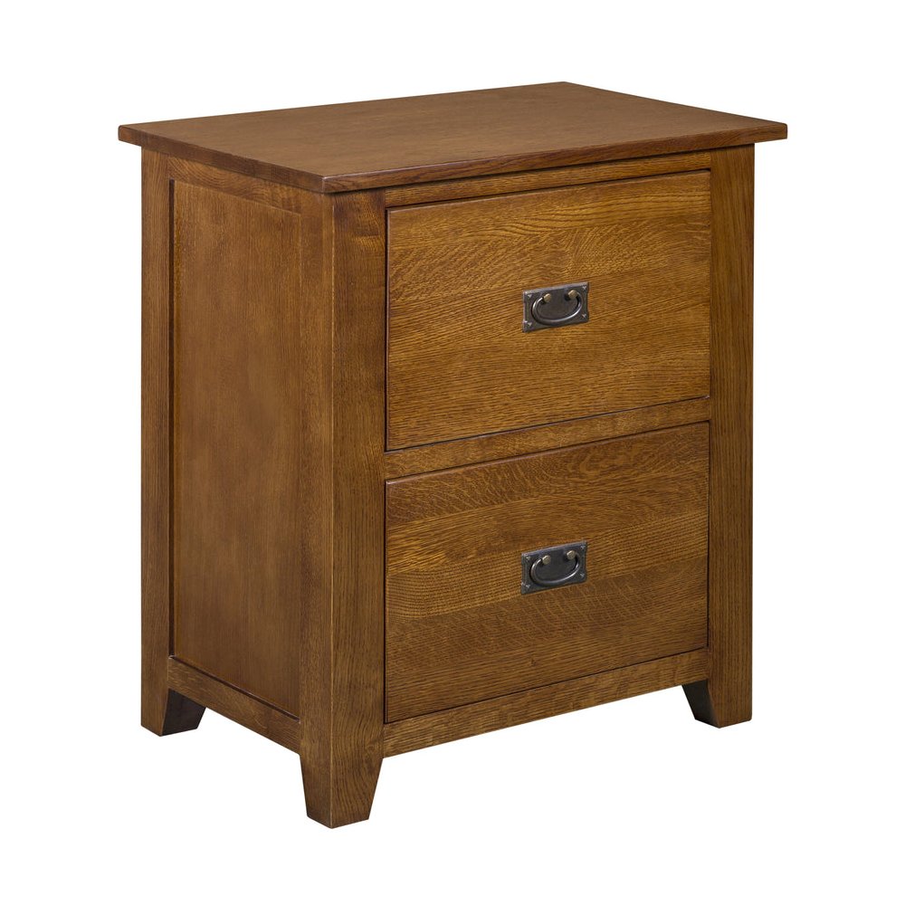 Mission 2 Drawer File Cabinet - Michael's Cherry. Picture 1