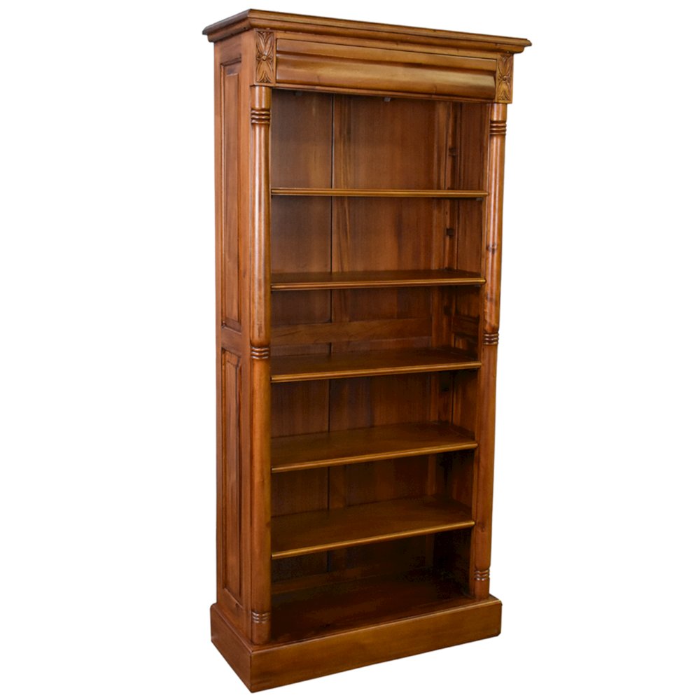 Legacy Open Bookcase - Light Brown Walnut. Picture 1