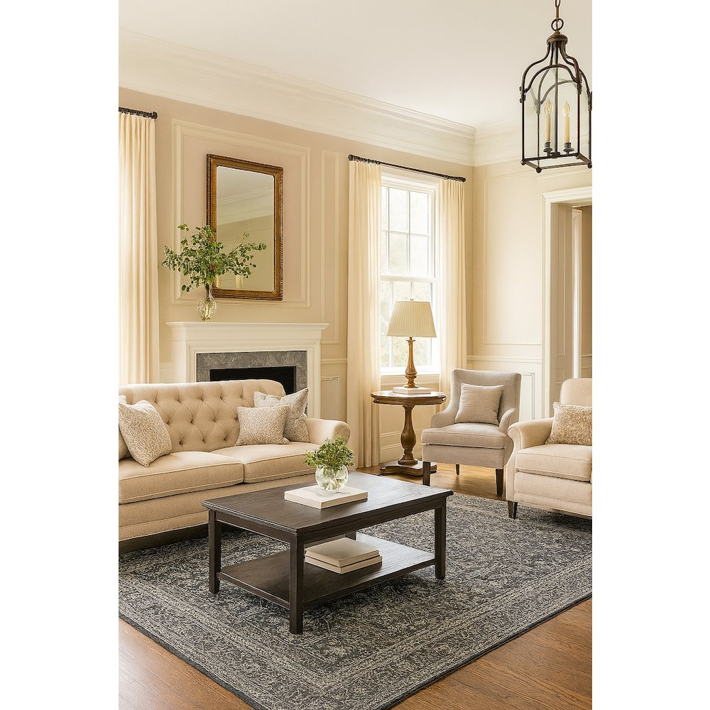 Area Rug Ultra Soft Washable Rug, Non Slip, Stain Resistant Rugs (2'7" x 9'). Picture 4