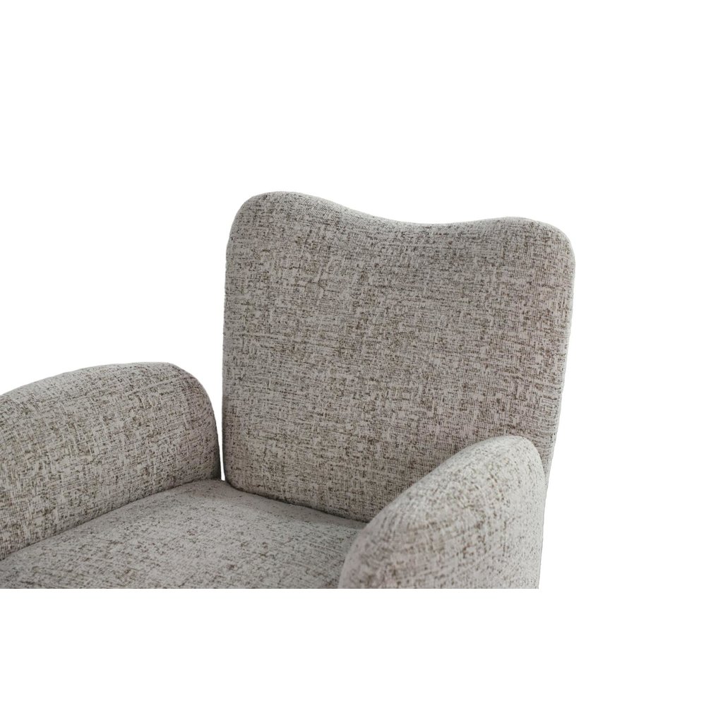 Atlas Modern Fabric Swivel Arm Chair. Picture 5