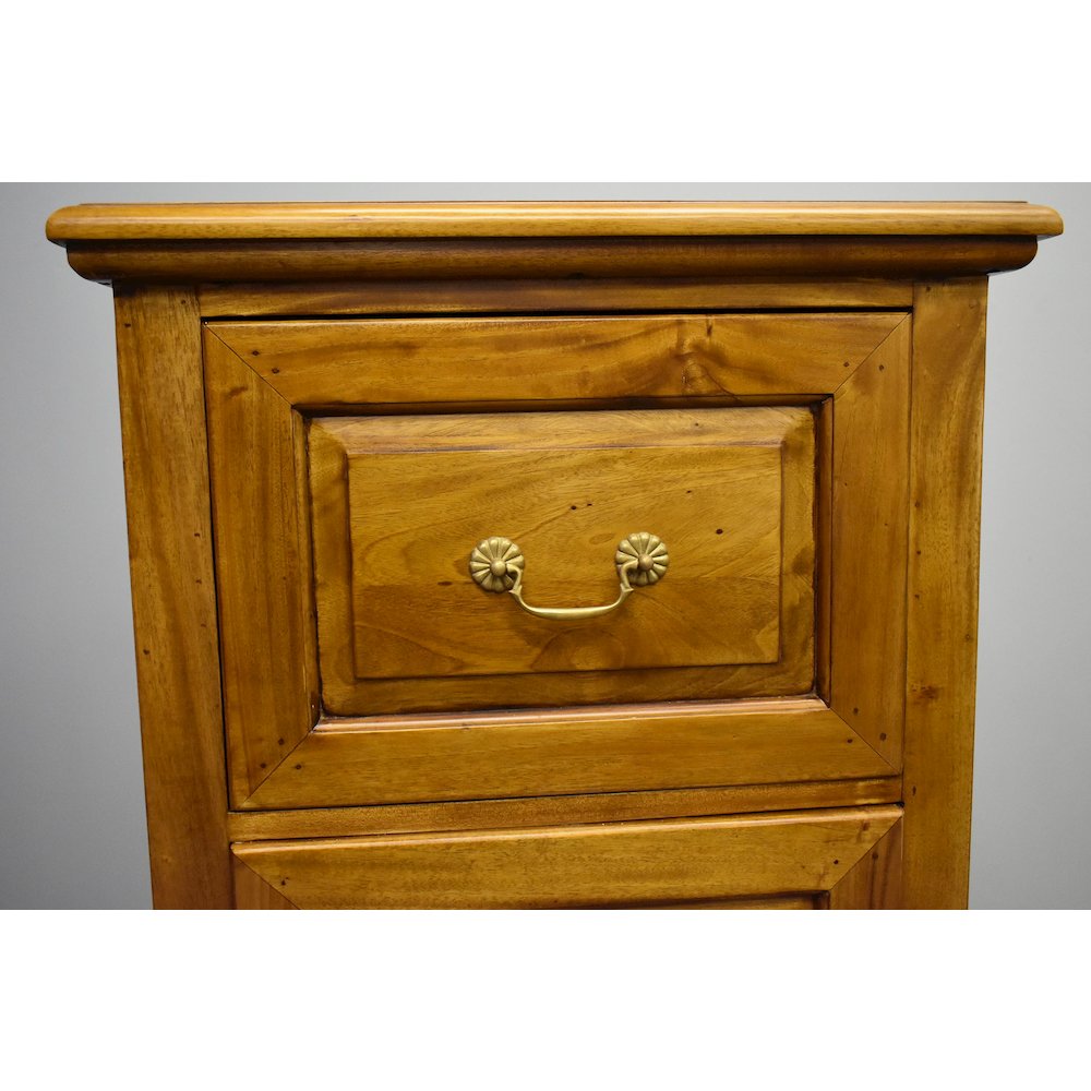 Legacy 4 Drawer File Cabinet - Light Brown Walnut. Picture 2