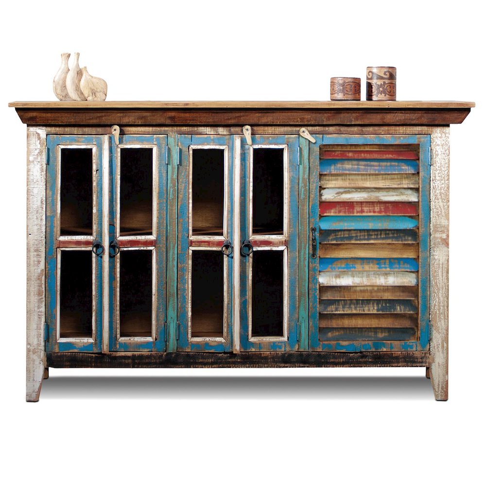 La Boca Sideboard with Glass Doors - 55". Picture 1