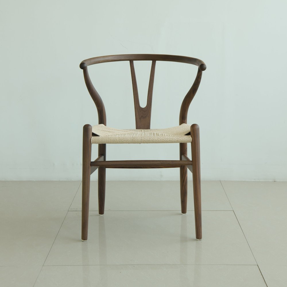 Set of 6 Isabella Mid-Century Dining chair - American Black Walnut. Picture 1