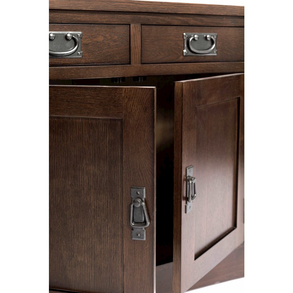 Mission Crofter Style Entry Cabinet - Walnut. Picture 6