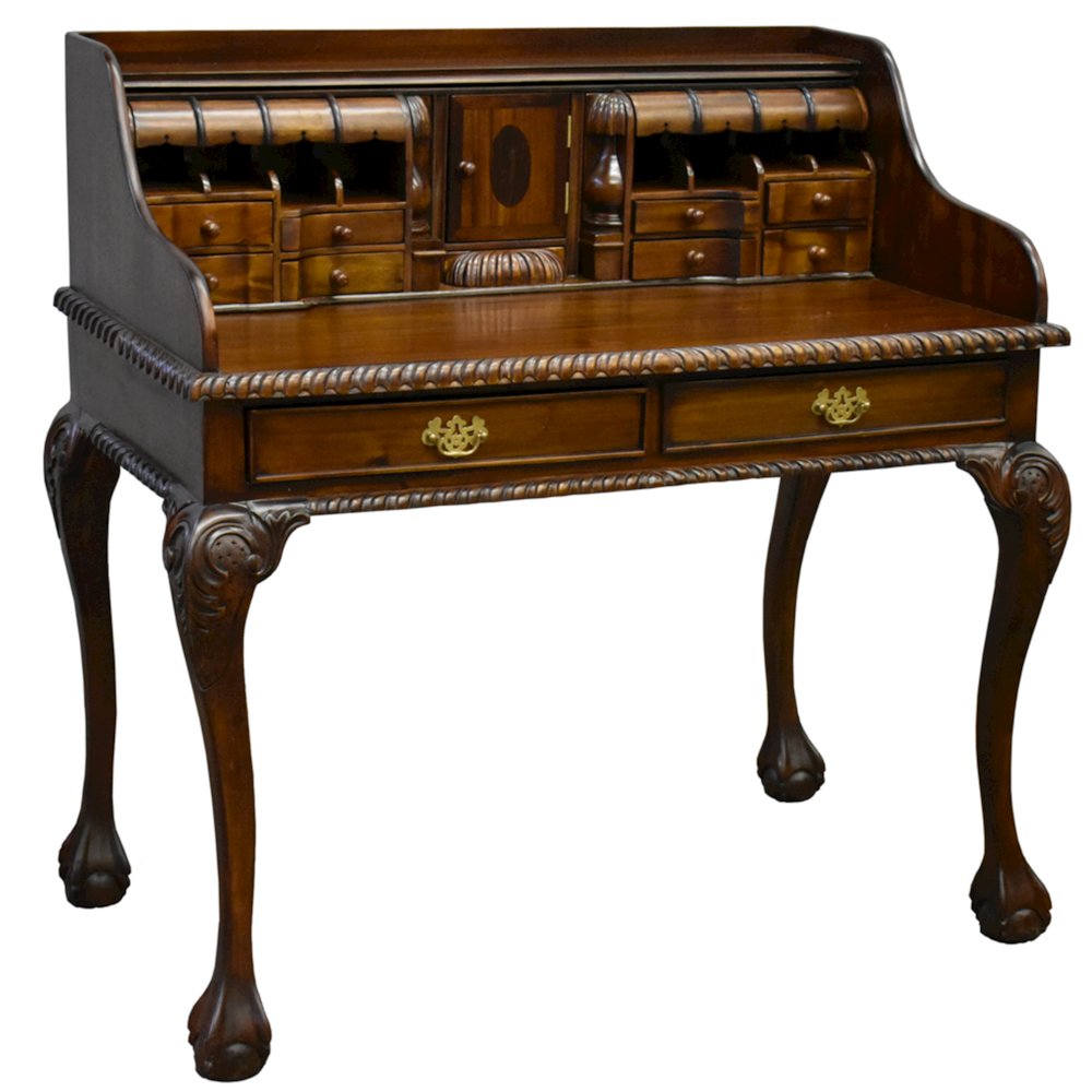 Legacy Escritoire Secretary Desk - Brown Walnut. Picture 1