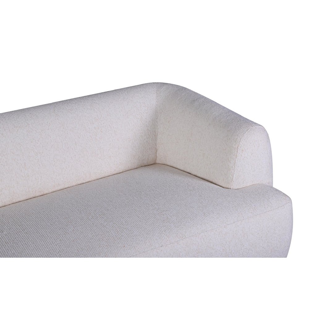 Opal Collection Modern Fabric 3-Seater Sofa – 91". Picture 8