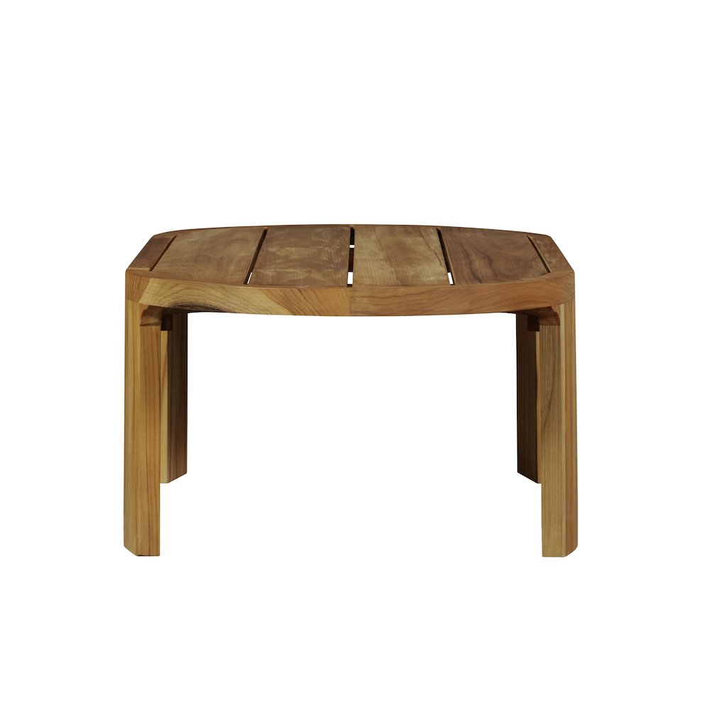 Eclipse Outdoor Solid Teak Wood Coffee Table. Picture 4