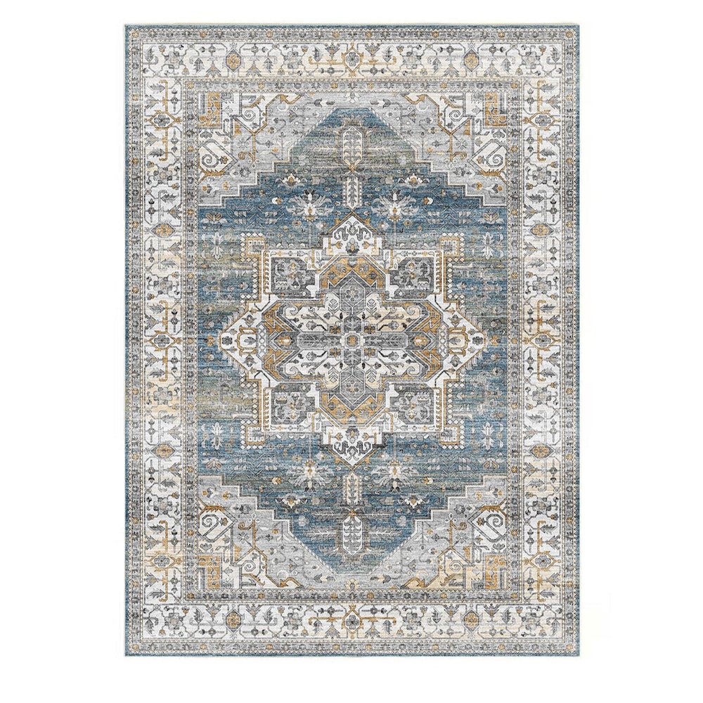 Area Rug Ultra Soft Washable Rug, Non Slip, Stain Resistant Rugs (2'7" x 9'). Picture 1