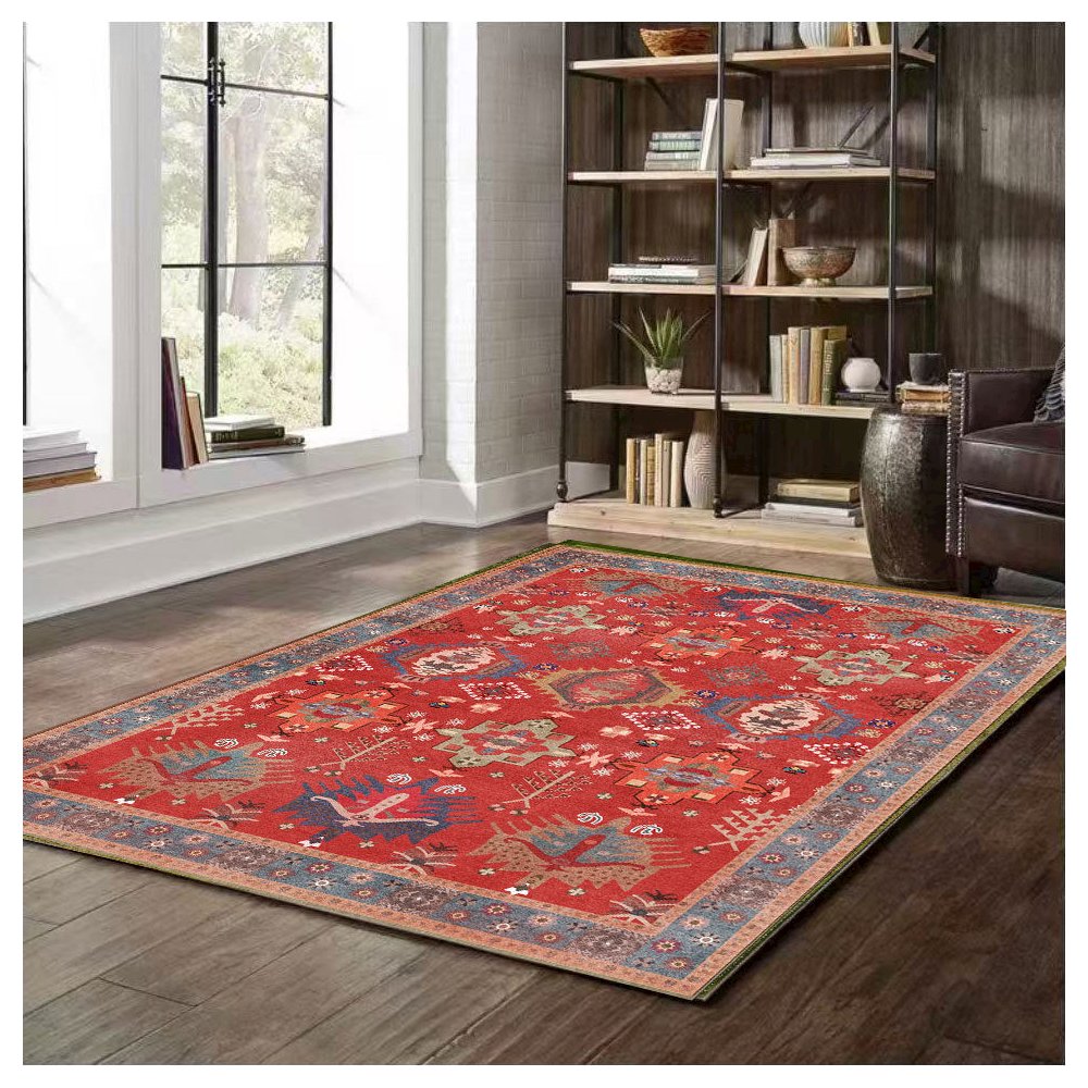 Area Rug Ultra Soft Washable Rug, Non Slip, Stain Resistant Rugs (2'7" x 9'). Picture 6