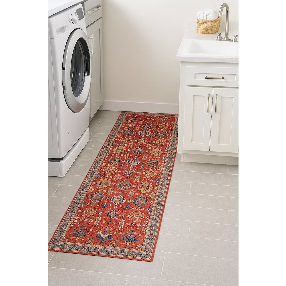 Area Rug Ultra Soft Washable Rug, Non Slip, Stain Resistant Rugs (2'7" x 9'). Picture 2