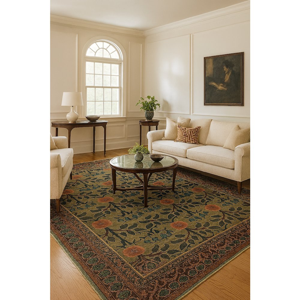 Area Rug Ultra Soft Washable Rug, Non Slip, Stain Resistant Rugs (2'7" x 9'). Picture 4