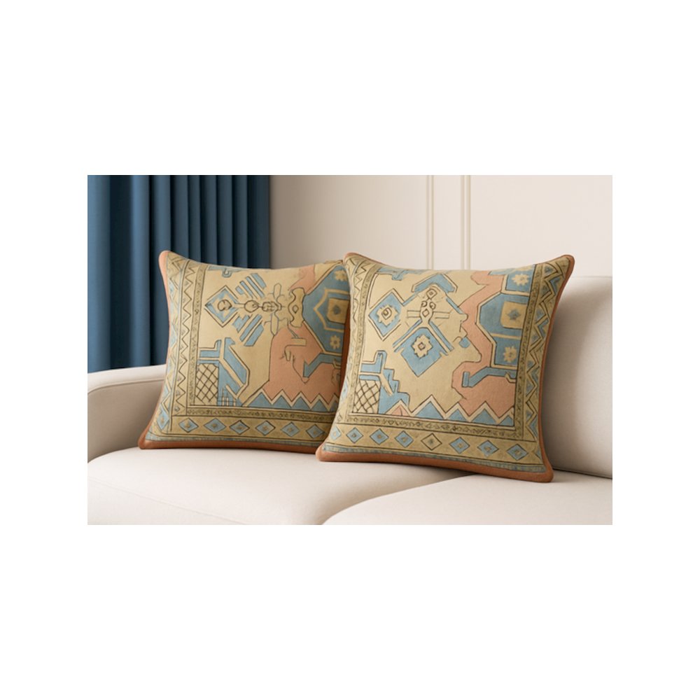 Persian-Inspired Luxurious Accent (Cushion Cover Only). Picture 2