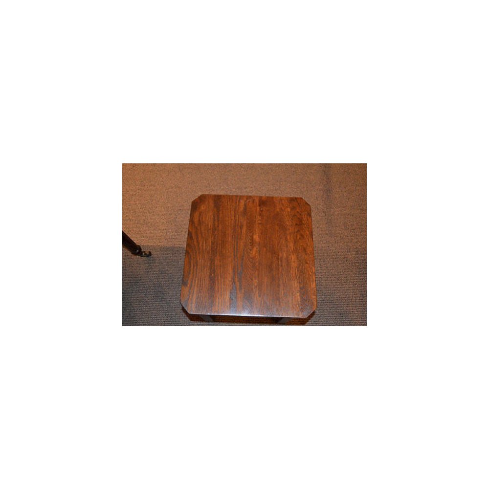 Mission Oak Slat End Table Walnut. Picture 4