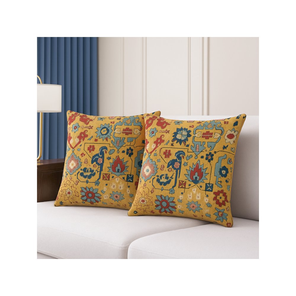 Persian-Inspired Luxurious Accent (Cushions Cover + Insert). Picture 3