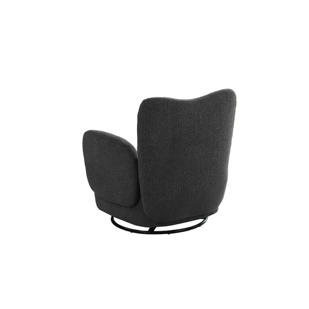Atlas Modern Fabric Swivel Arm Chair. Picture 7