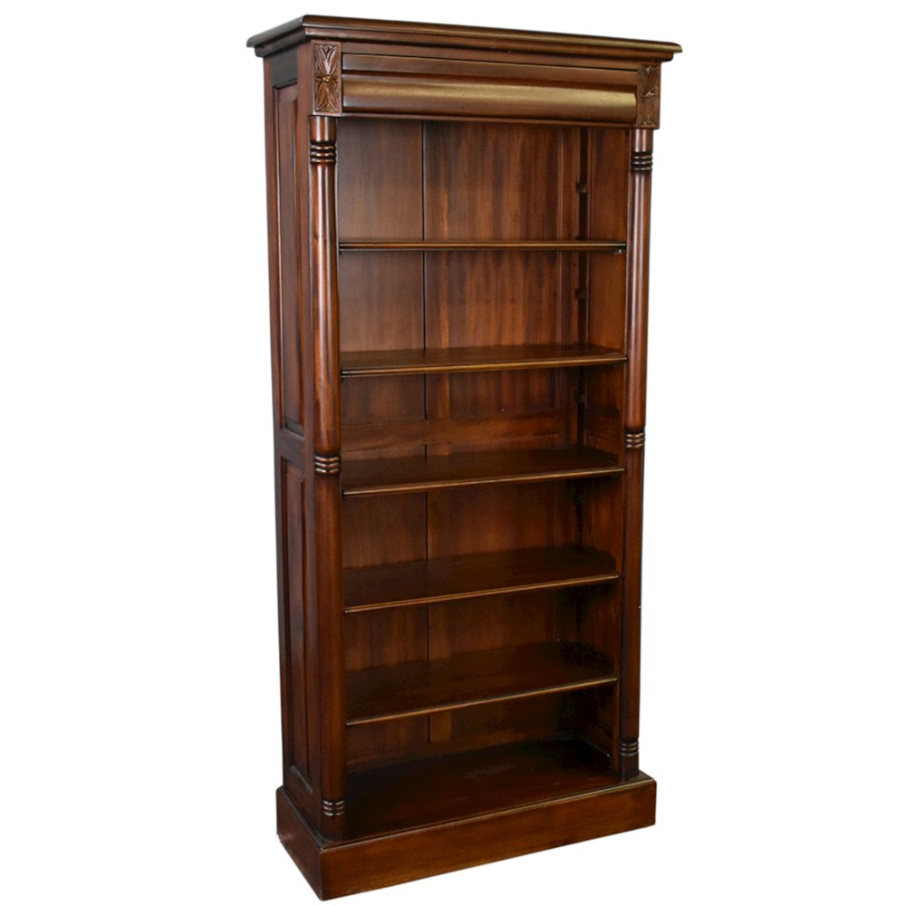 Legacy Open Bookcase - Brown Walnut. Picture 1