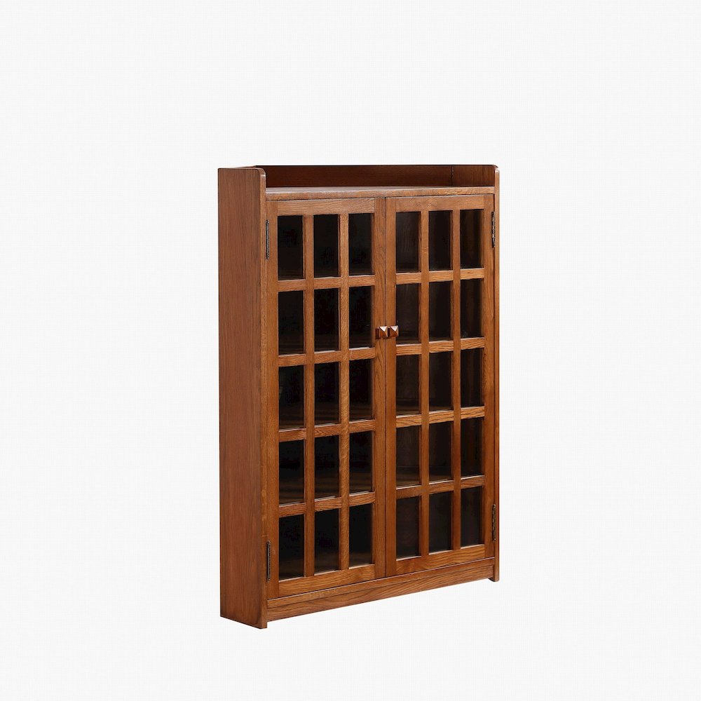 Mission Oak Corner Bookcase / Cabinet - Michael's Cherry. Picture 2