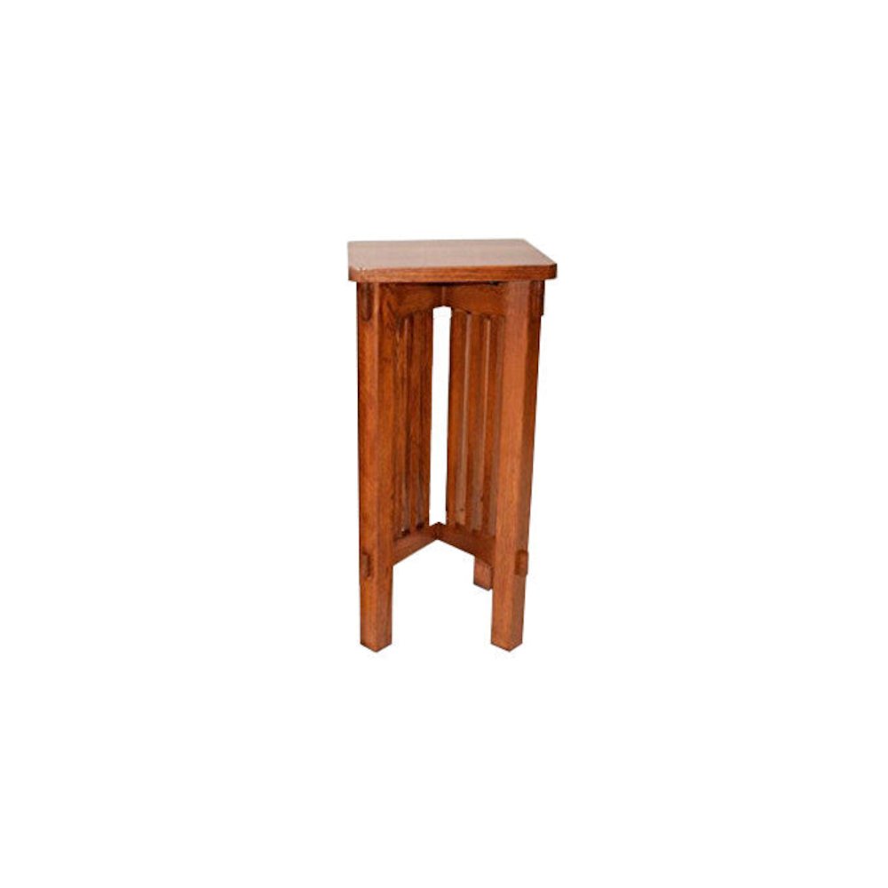 Mission Spindle Side Table / Plant Stand - Michael's Cherry. Picture 3