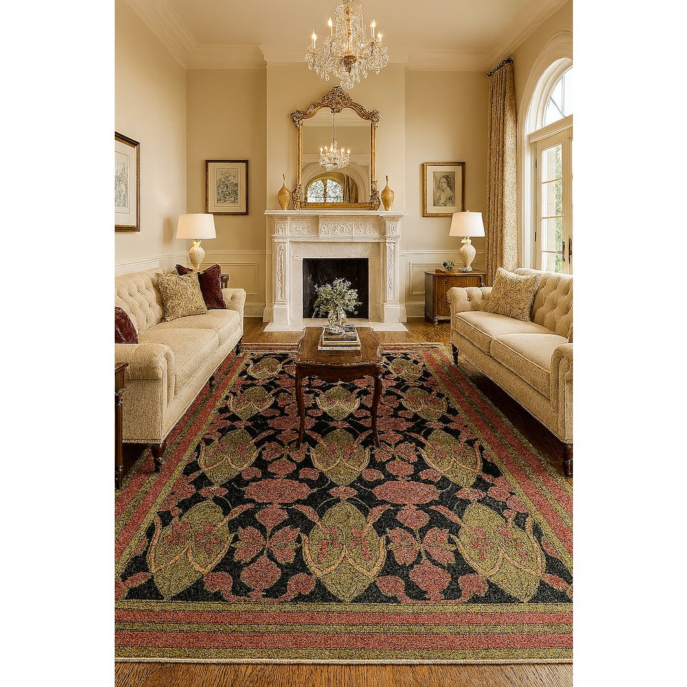 Area Rug Ultra Soft Washable Rug, Non Slip, Stain Resistant Rugs (2'7" x 9'). Picture 4