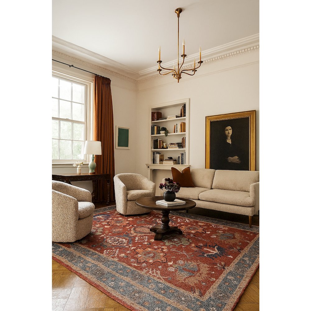 Area Rug Ultra Soft Washable Rug, Non Slip, Stain Resistant Rugs (2'7" x 9'). Picture 4