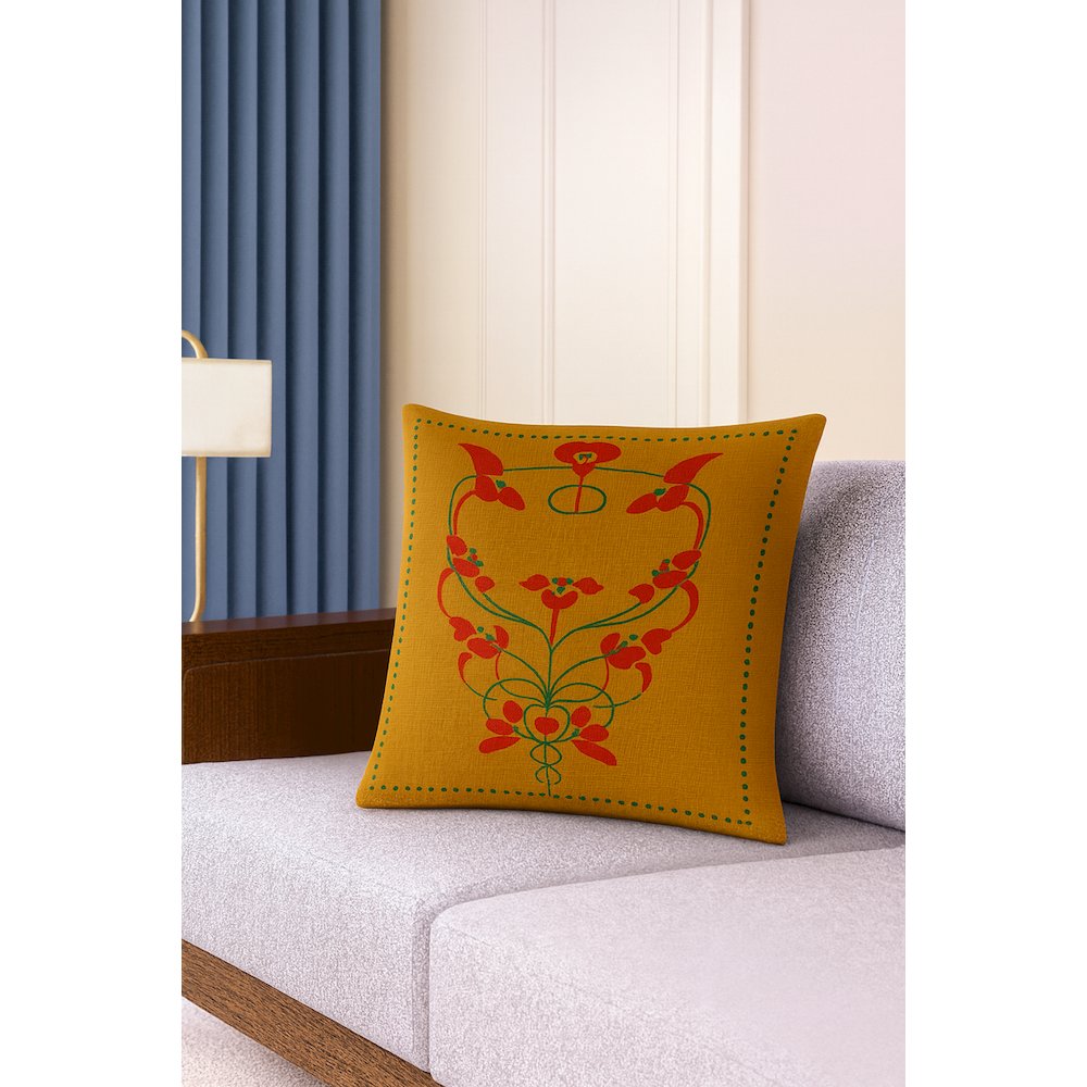 Exquisite Luxury Arts & Crafts Sofa Cushions – 1920s Design (Cushion Cover Only). Picture 2
