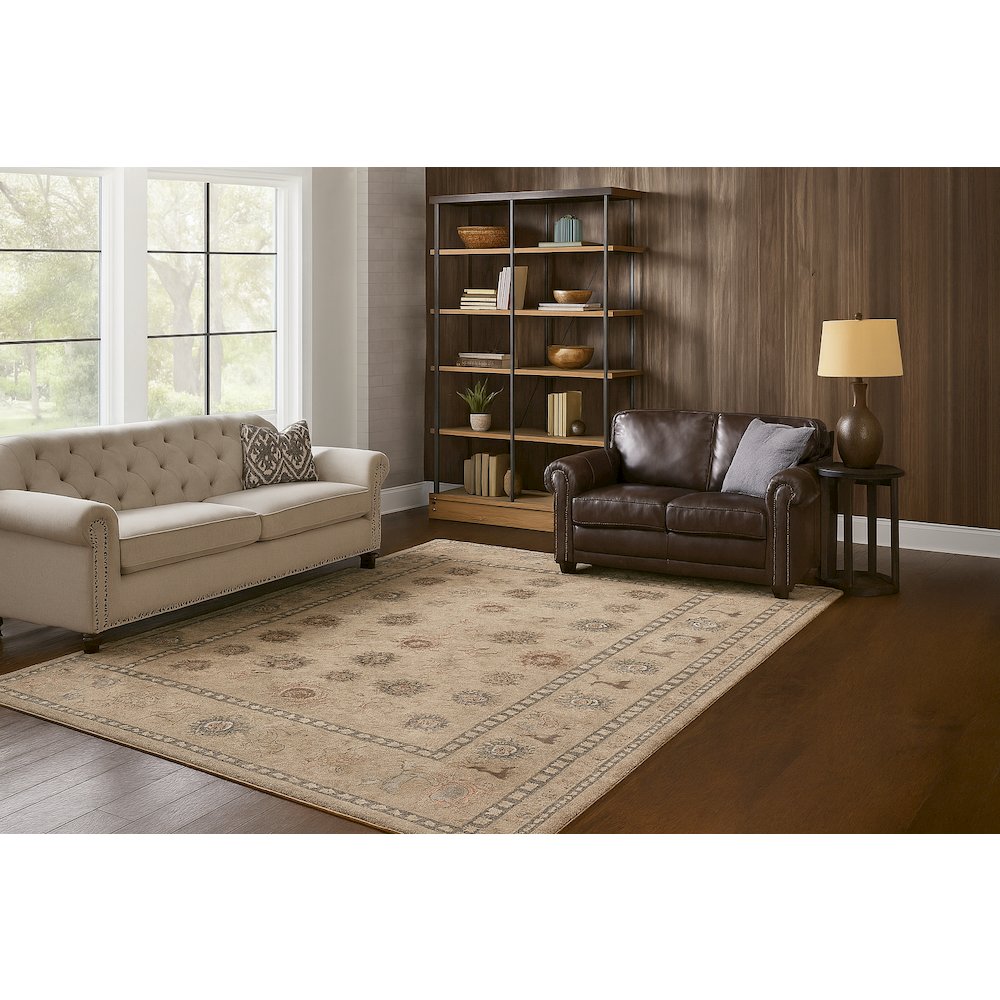 Area Rug Ultra Soft Washable Rug, Non Slip, Stain Resistant Rugs (2'7" x 9'). Picture 3