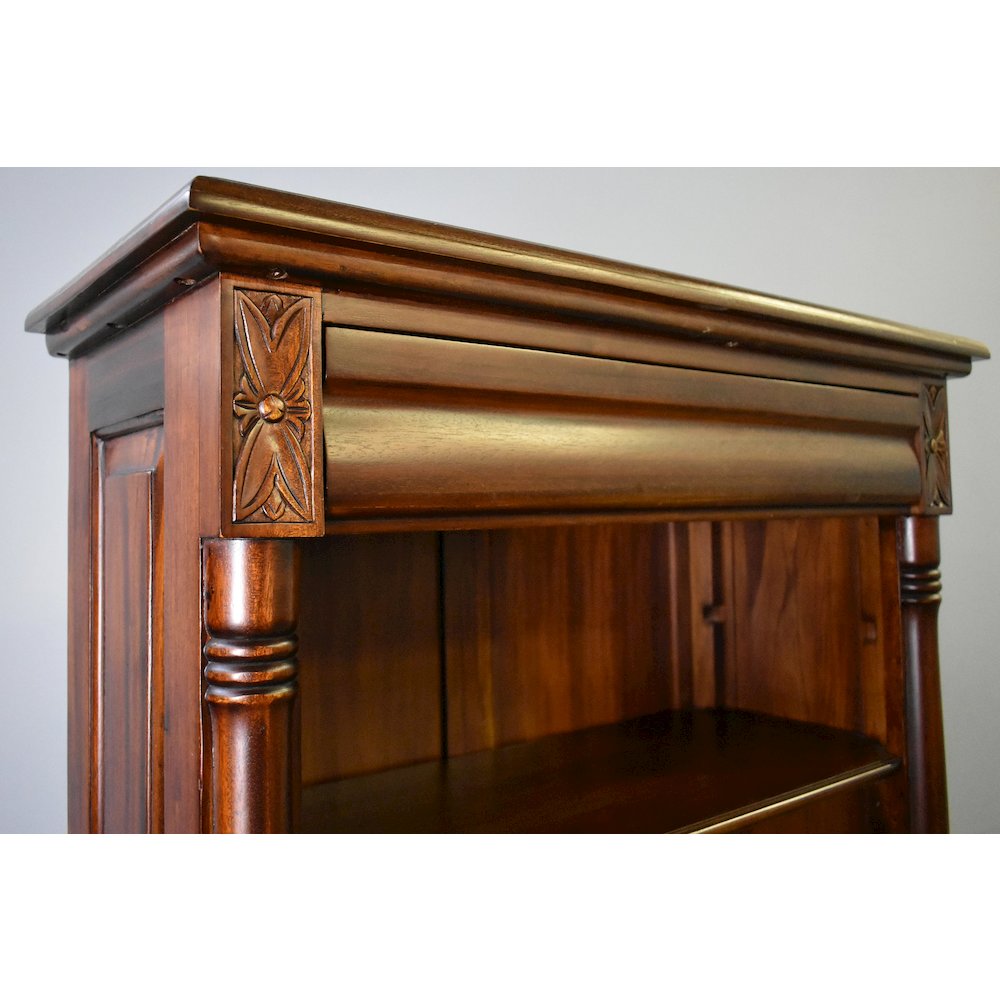 Legacy Open Bookcase - Brown Walnut. Picture 2