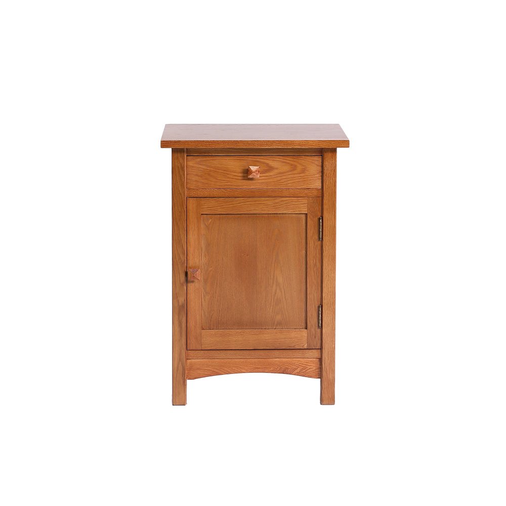 Mission 1 Door 1 Drawer Nightstand - Michael's Cherry. Picture 2