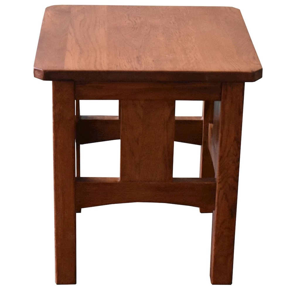 Mission Oak Slat End Table - Michael's Cherry. Picture 1