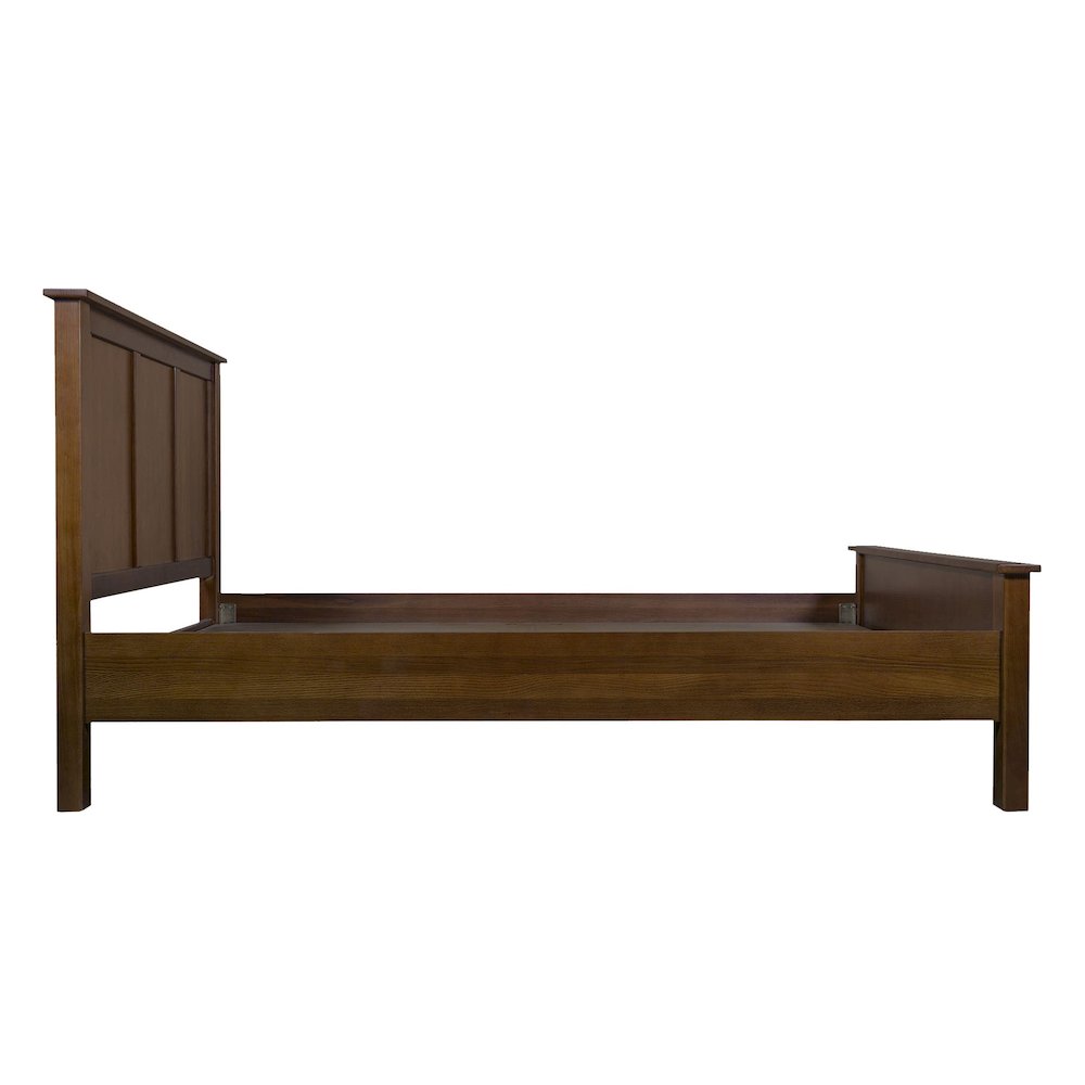 Mission Oak Panel Bed - Walnut. Picture 2
