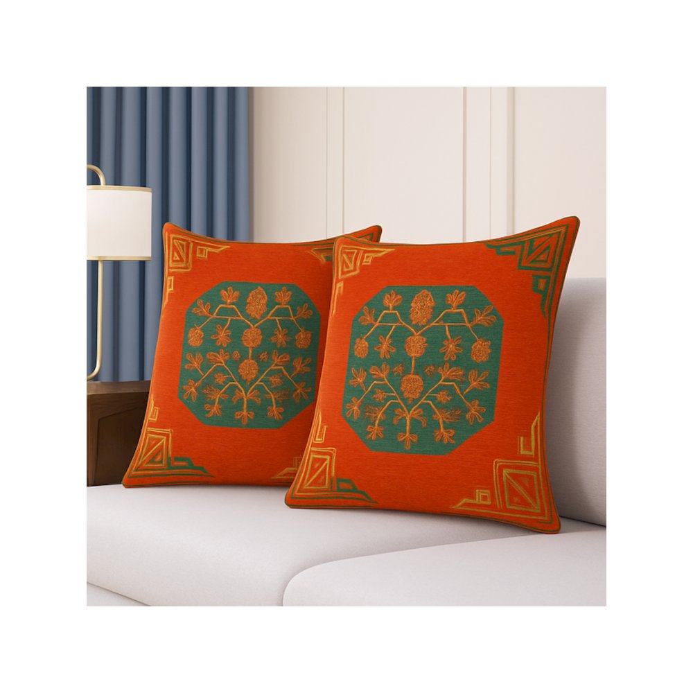 Persian-Inspired Luxurious Accent Cushions  (2 Cushion Covers + Inserts). Picture 3