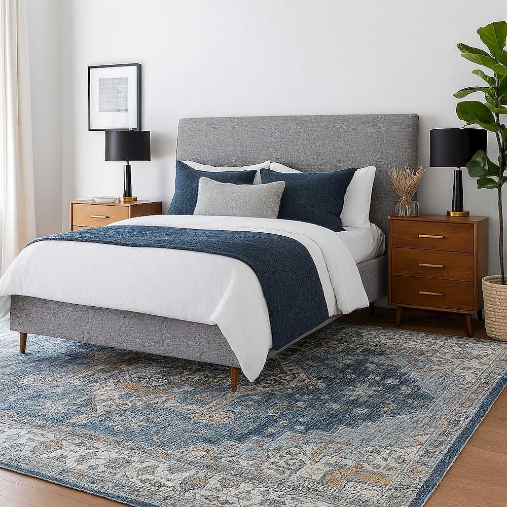 Area Rug Ultra Soft Washable Rug, Non Slip, Stain Resistant Rugs (2'7" x 9'). Picture 3