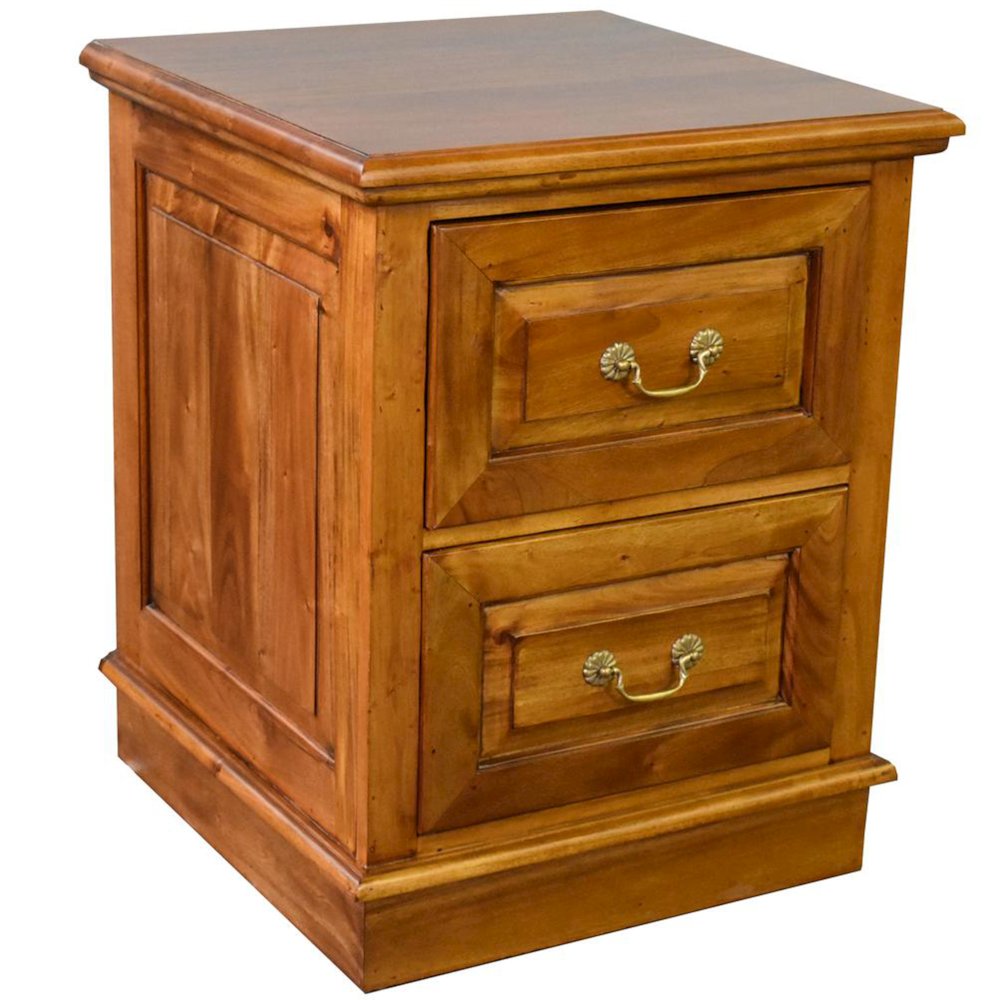 Legacy 2 Drawer File Cabinet - Light Brown Walnut. Picture 1