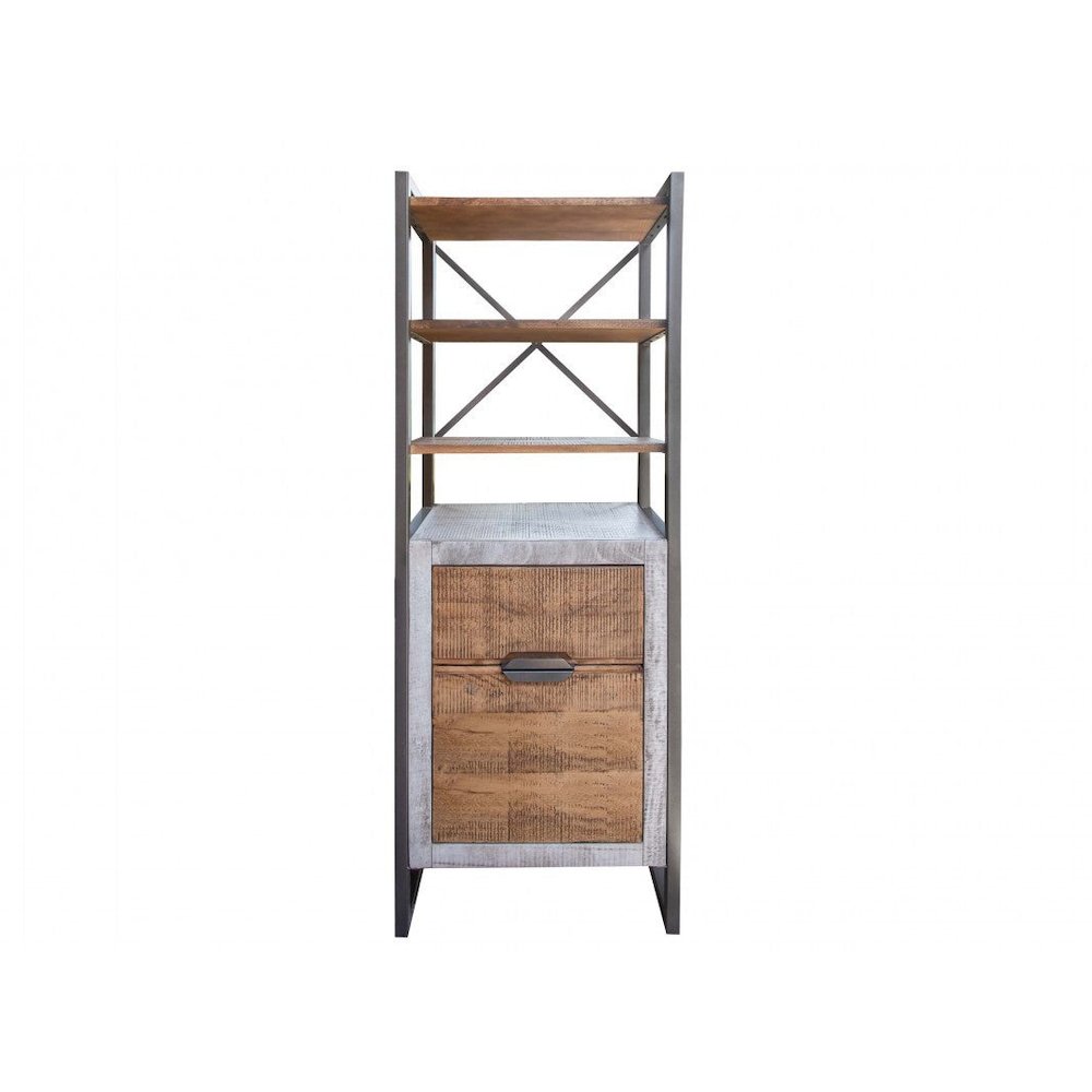 Amelia Solid Wood 2 drawer 3 shelves Bookcase. Picture 1