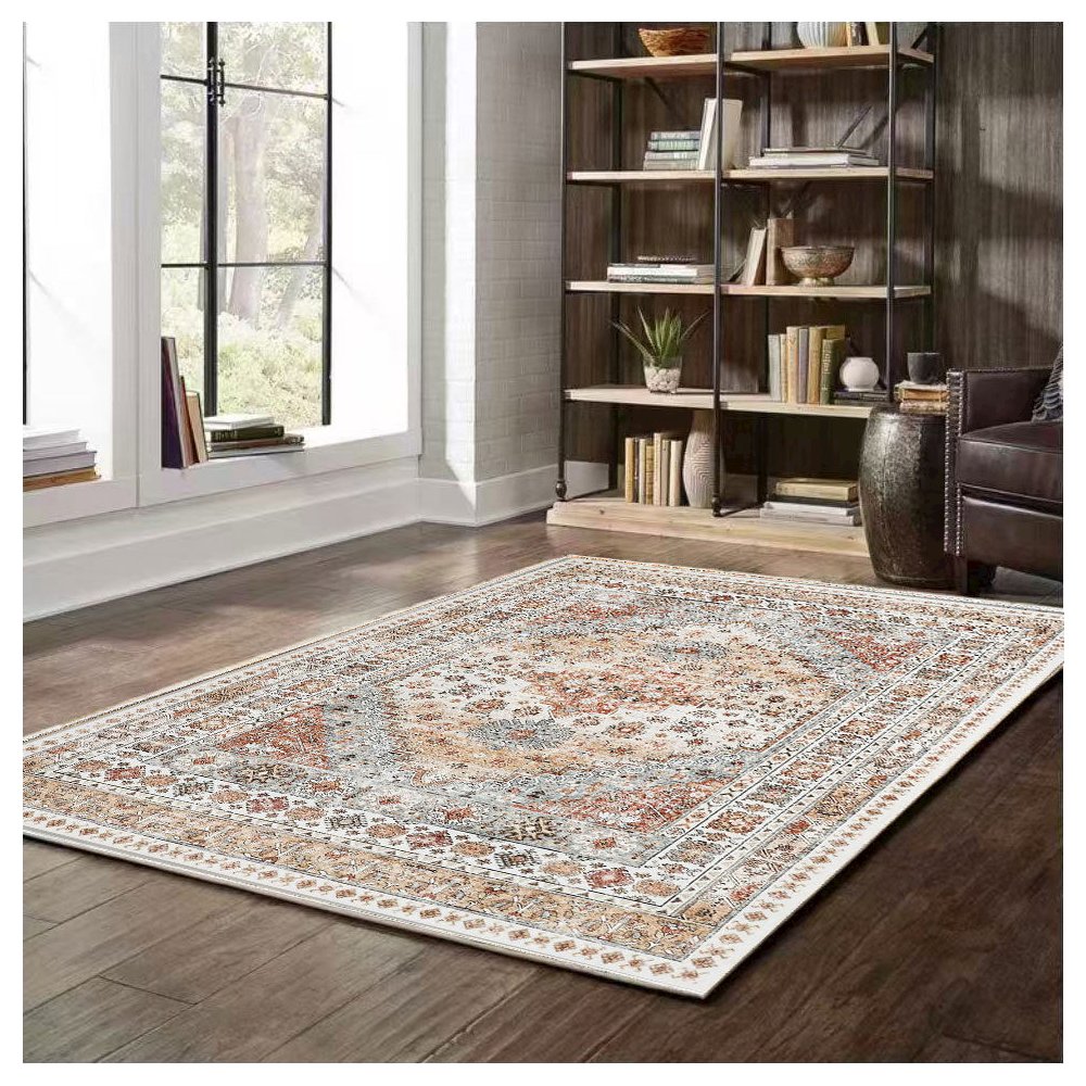 Area Rug Ultra Soft Washable Rug, Non Slip, Stain Resistant Rugs (3' x 5'). Picture 6