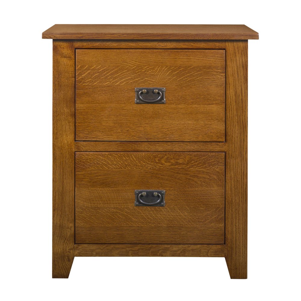 Mission 2 Drawer File Cabinet - Michael's Cherry. Picture 3