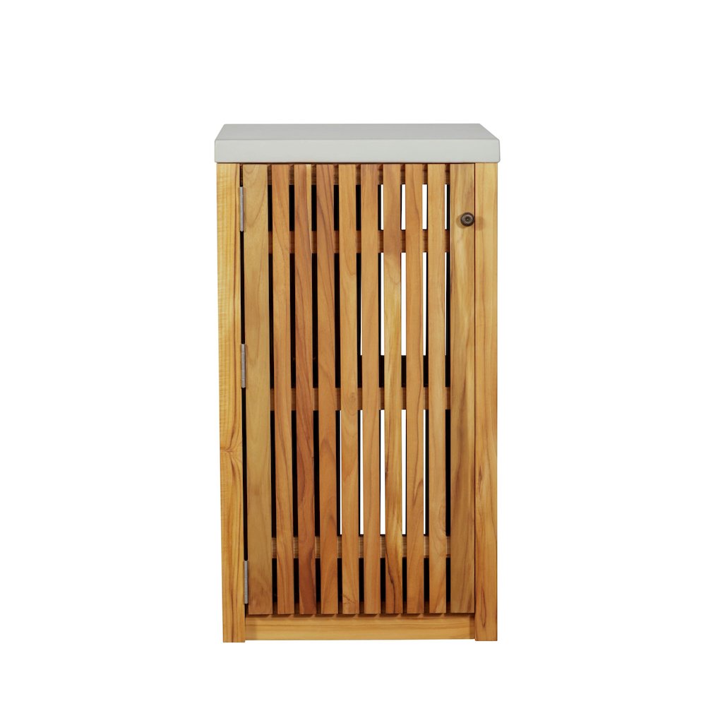 Eclipse Outdoor Solid Teak Wood Cabinet. Picture 3