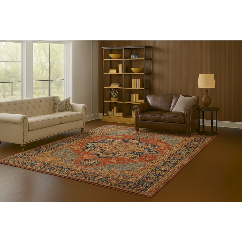 Area Rug Ultra Soft Washable Rug, Non Slip, Stain Resistant Rugs (2'7" x 9'). Picture 4