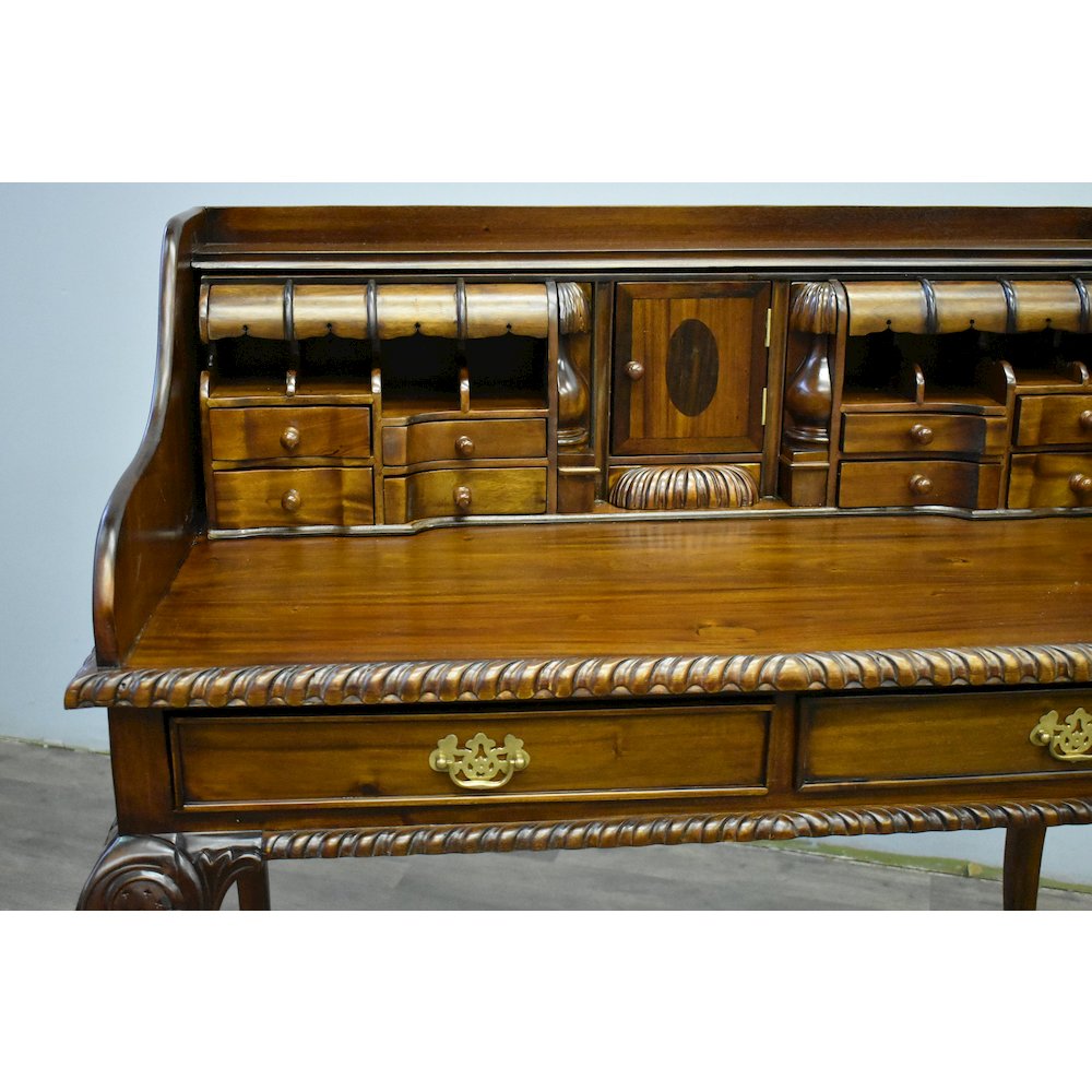 Legacy Escritoire Secretary Desk - Brown Walnut. Picture 3