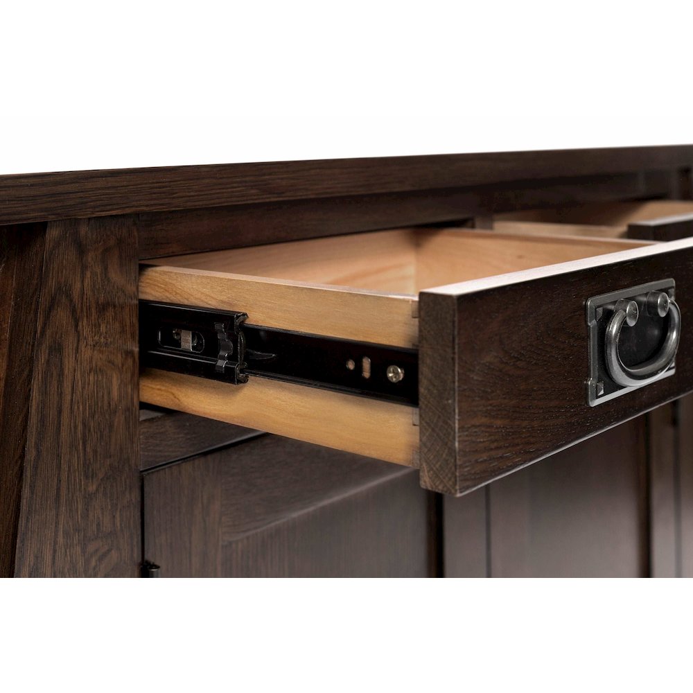 Mission Crofter Style Entry Cabinet - Walnut. Picture 5