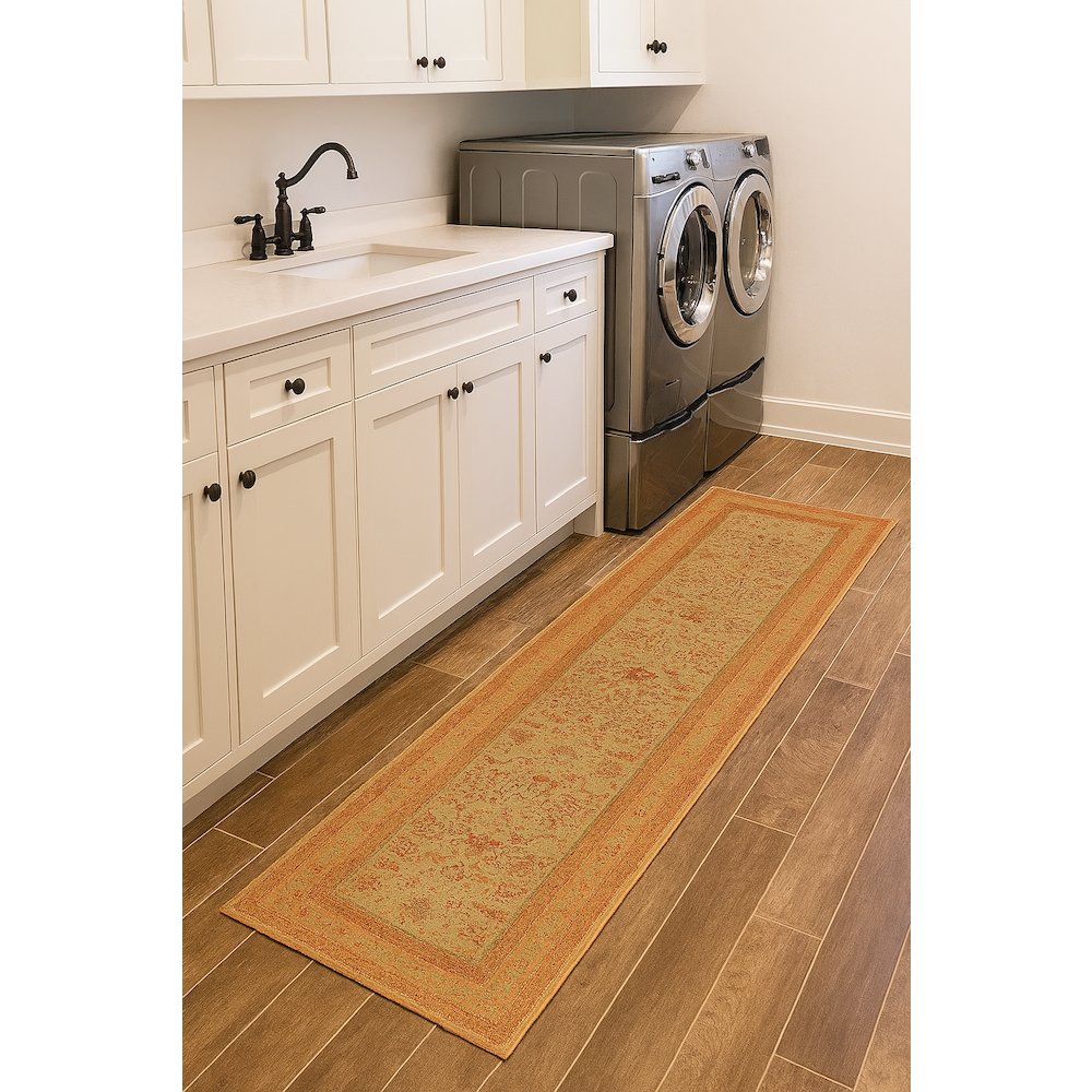 Area Rug Ultra Soft Washable Rug, Non Slip, Stain Resistant Rugs (2'7" x 9'). Picture 2