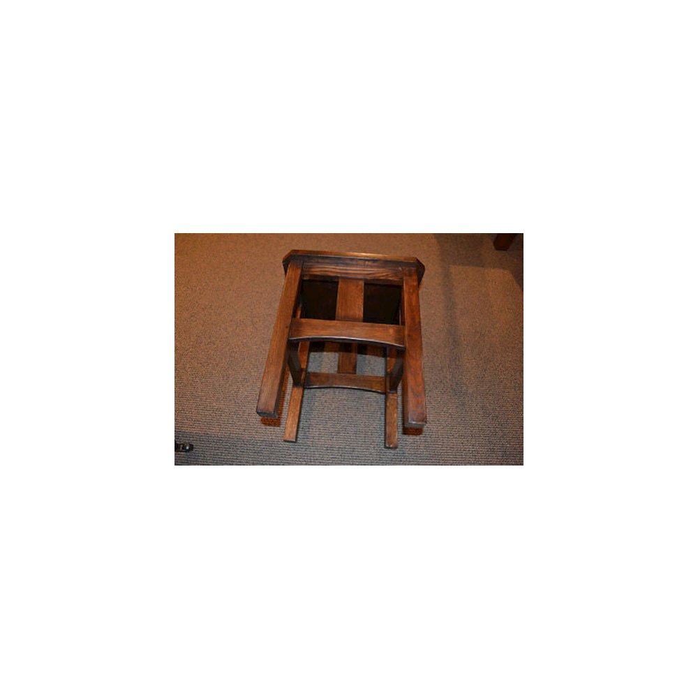 Mission Oak Slat End Table Walnut. Picture 3